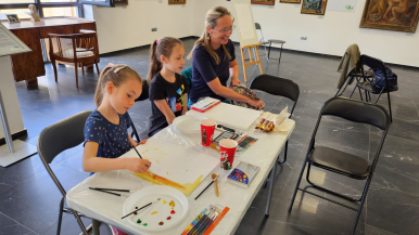 Foto k článku Workshop Malovaný příběh - vory na Otavě